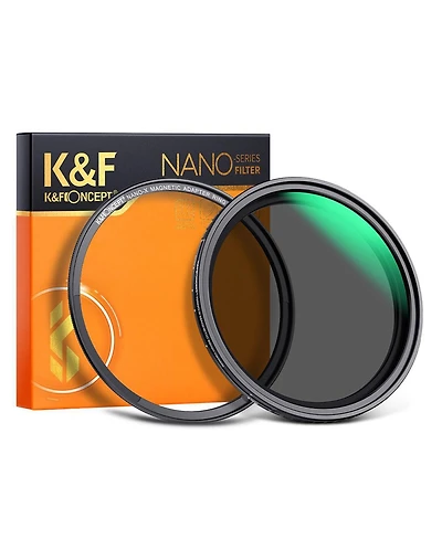 K&F Concept 72mm Nano-x ND2-32 1-5 Stop Magnetic Variable Neutral Density Lens Filter