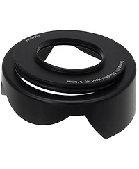 Fotodiox Reversible Flower Hood Kit for Sony E Pz 16-50mm F3.5-5.6 Oss E-Mount Power Zoom Lens, Includes 40.5/52mm Mounting Ring and 52mm Inner Pinch
