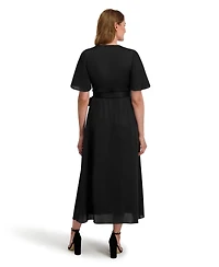 Laundry By Shelli Segal Women's Madison Wrap Dress