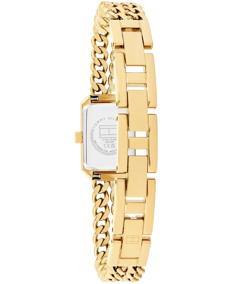 Tommy Hilfiger Women's Quartz Gold Tone Stainless Steel Bracelet Watch, 16mm