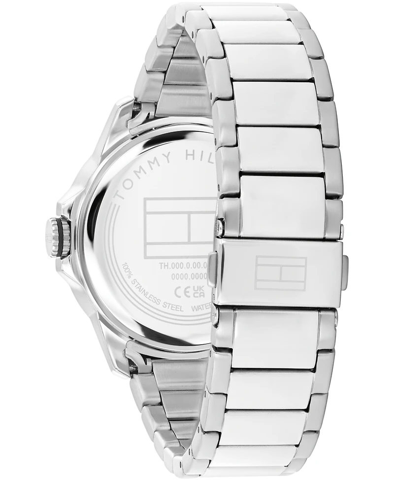 Tommy Hilfiger Men's Quartz Silver Tone Stainless Steel Bracelet Watch