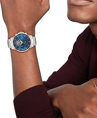 Tommy Hilfiger Men's Multifunction Silver Tone Stainless Steel Bracelet Watch
