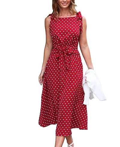 Cupshe Women's Forever Classic Polka Dot Maxi Beach Dress