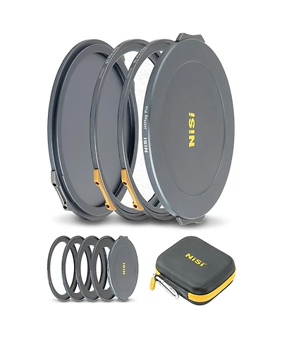 NiSi JetMag Pro 82MAG Black Mist 1/4 & 1/8 Magnetic Filter Kit with 4x Adapter Rings