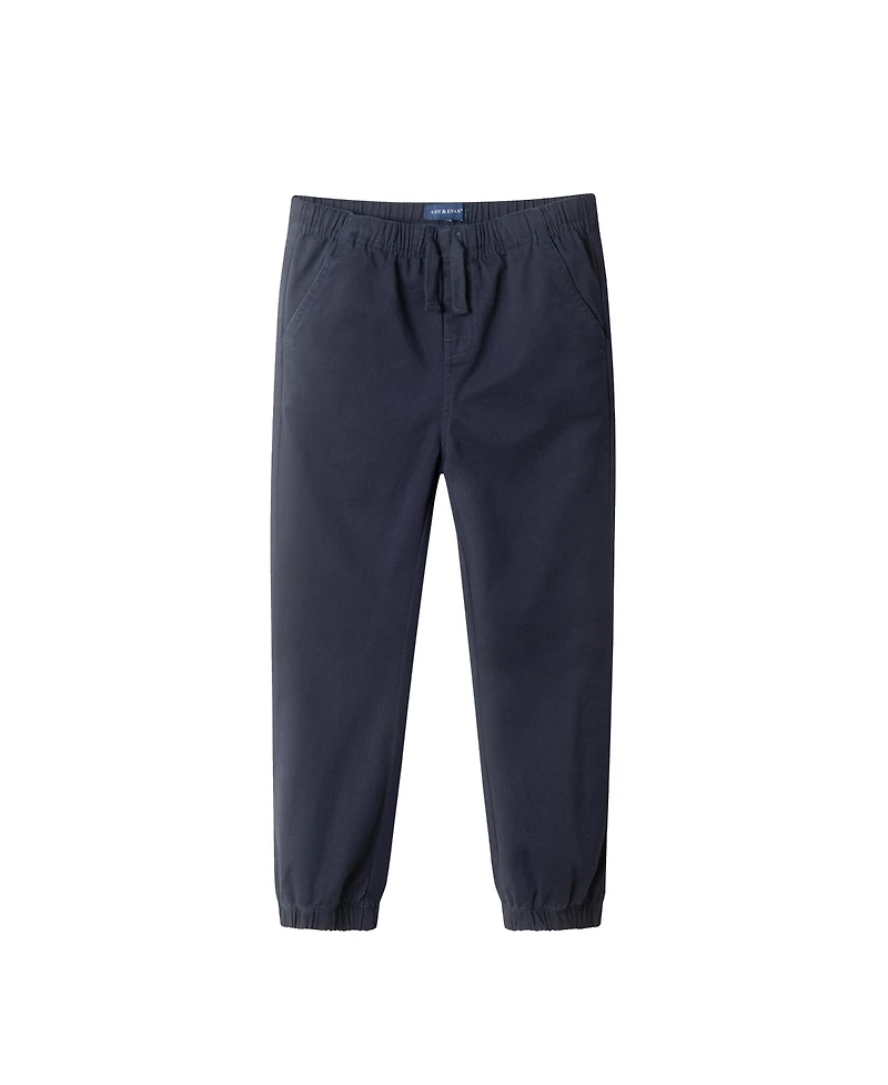 Andy & Evan Toddler/Child Boys Grey Cardigan Twill Pant Set