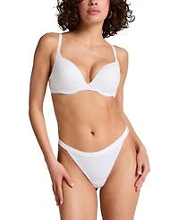 Hunkemoller Women's Cotton Padded Underwired Push-Up Bra