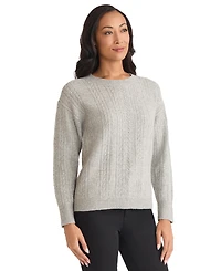 Jones New York Petite Long Sleeve Sweater