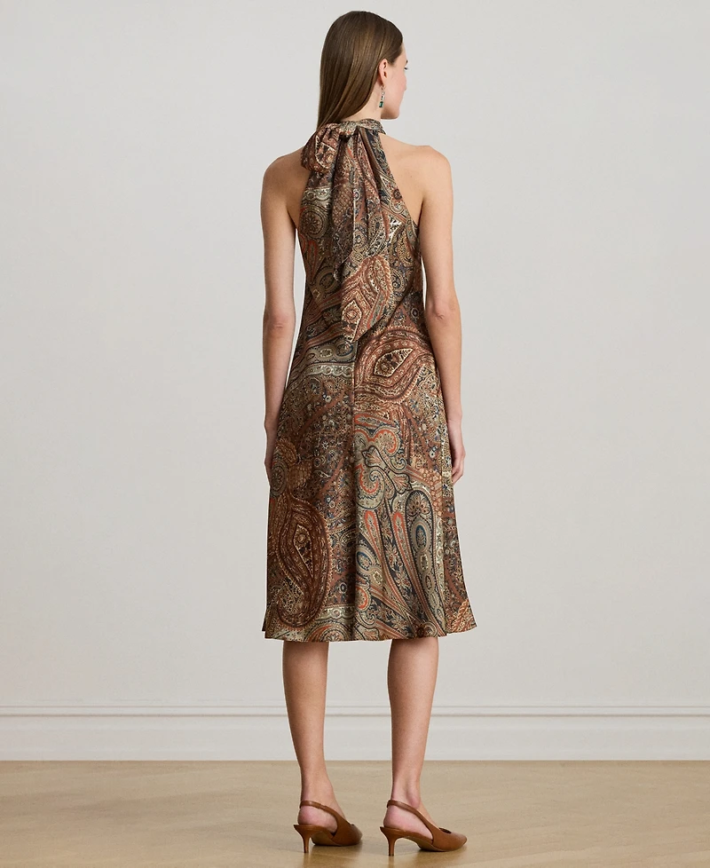 Lauren Ralph Women's Halter Cocktail Dress