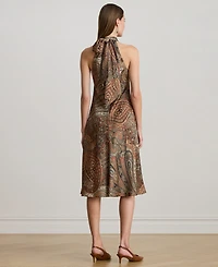 Lauren Ralph Women's Halter Cocktail Dress