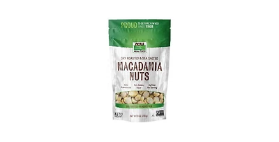 Now Foods Dry Roasted & Salted Macadamia Nuts ,9 oz
