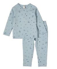 MeMoi Big Boys 2 Piece My Brightest Star Cotton V-Neck Pajama set