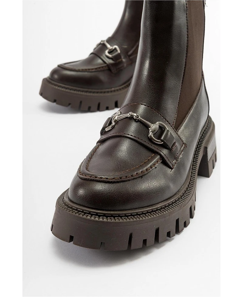 Prologue Shoes Vesper Buckled Chelsea Boot (Women)