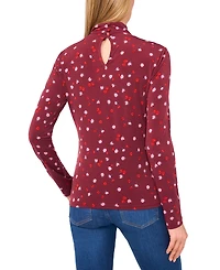 CeCe Women's Turtleneck Long Sleeve Top