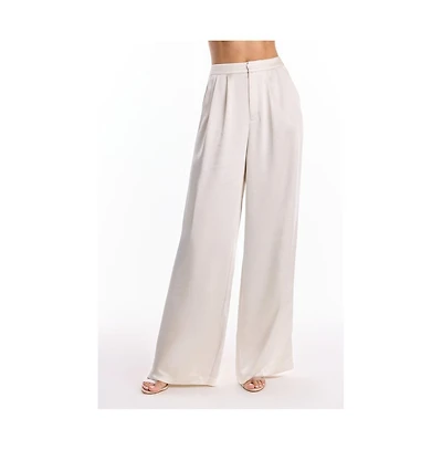 The Noli Shop Womens Valentina Satin Pant