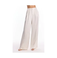 The Noli Shop Womens Valentina Satin Pant