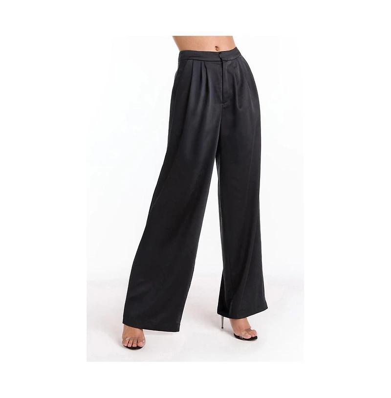The Noli Shop Womens Valentina Satin Pant