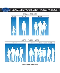 Savage Widetone Seamless Background Paper, 26" wide x 36', Focus Gray, #60 (58)