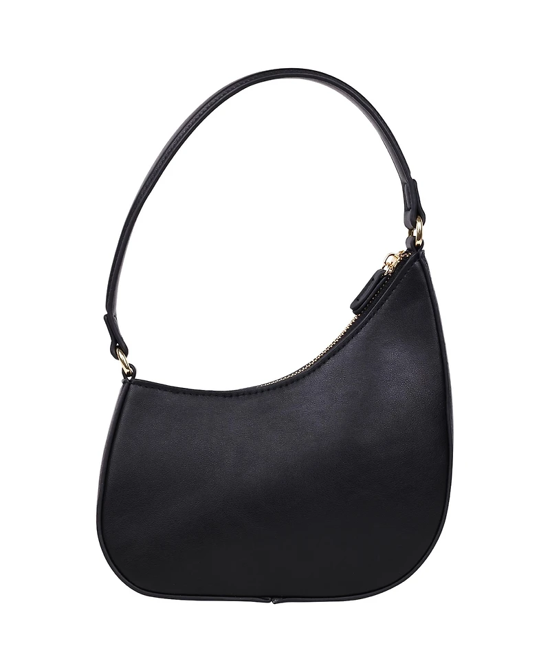 Jason Wu Smooth Pu Shoulder Bag with Tonal 3D Logo