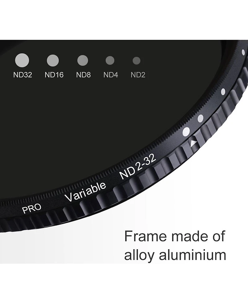 K&F Concept 58mm Nano X Cpl+Variable Fader Ndx ND2-ND32