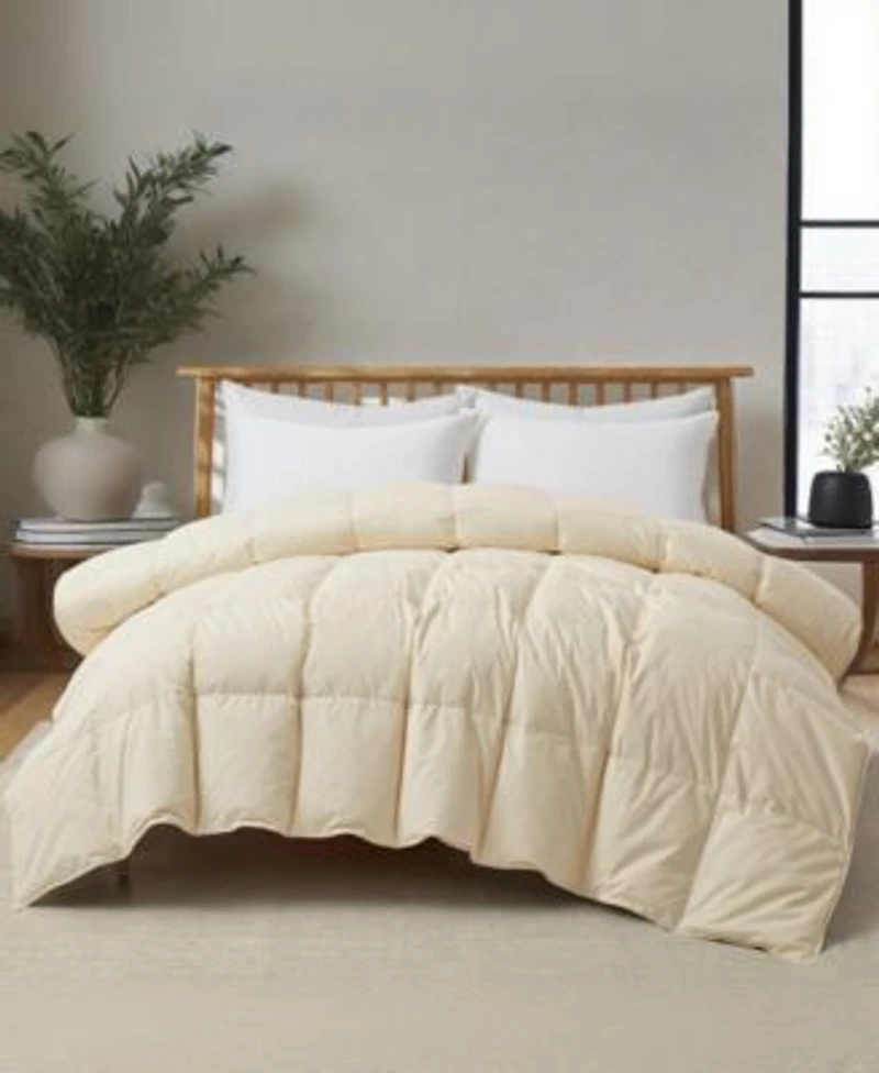 Unikome All Season 300 Thread Count Cotton Goose Down Fiber Comforter