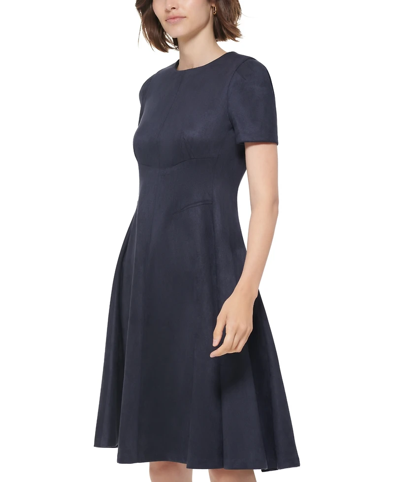 Calvin Klein Women's Fit and Flare Short Dress