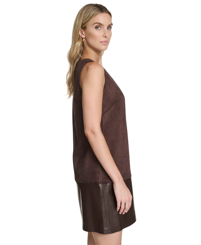 Calvin Klein Women's Crewneck Short Shift Dress