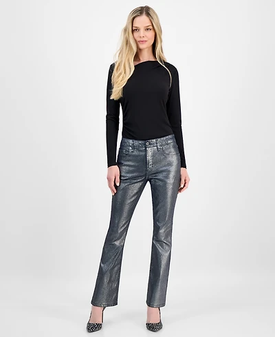 I.n.c. International Concepts Petite Mid-Rise Bootcut Jeans