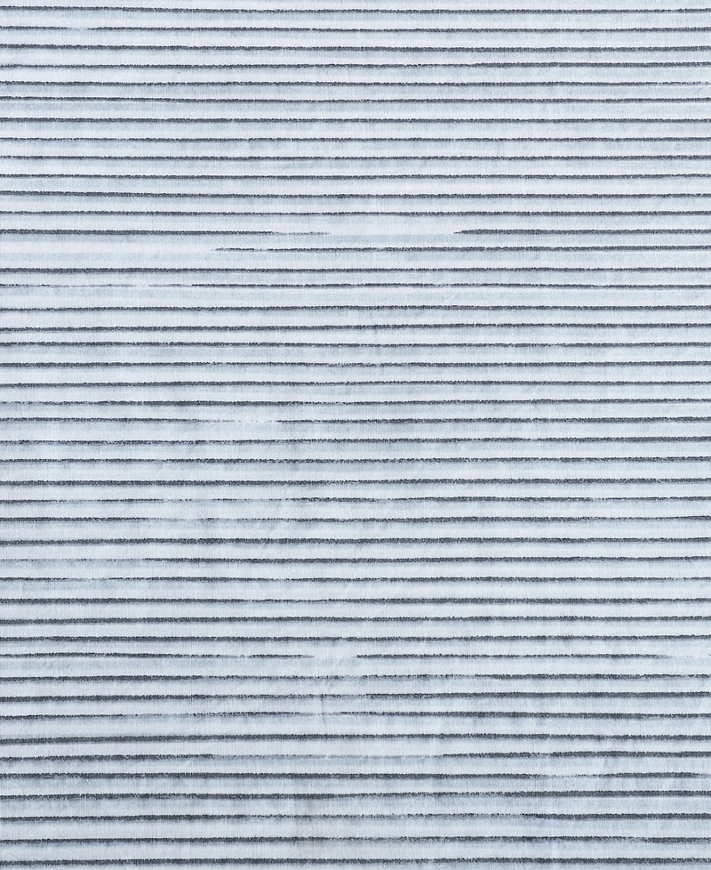 Calvin Klein Wavy Stripe Washed Percale Cotton 3-Pc. Duvet Cover Set