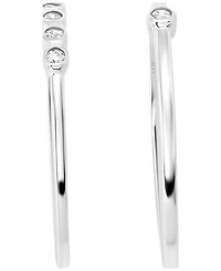 Macy's 2-Piece Cubic Zirconia Stackable Ring Set (0.17 ct. t.w.) in Sterling Silver