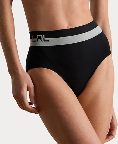 Lauren Ralph Women's Two-Tone High-Rise Jersey Briefs