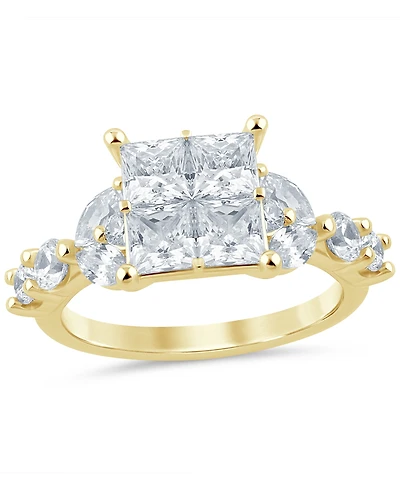 Diamond Engagement Ring (3 ct. t.w.) in 14k Yellow Gold