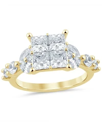 Diamond Engagement Ring (3 ct. t.w.) in 14k Yellow Gold