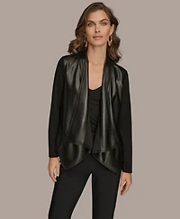 Donna Karan New York Women's Flyaway Long Sleeves Jacket