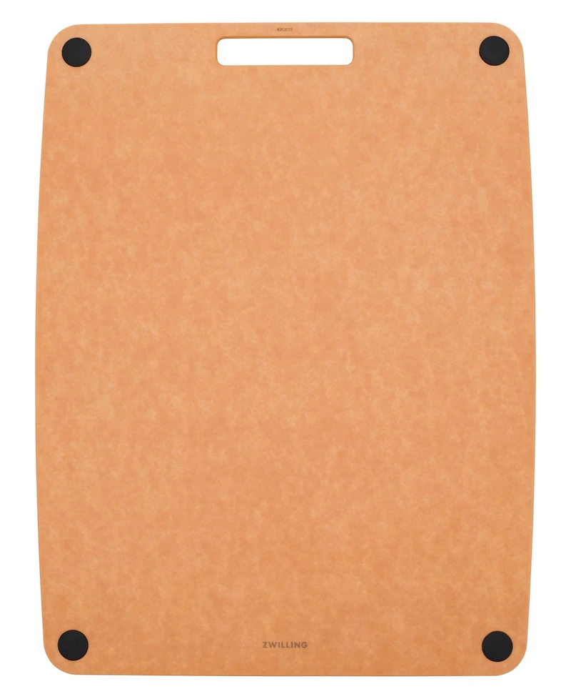 Zwilling Plant Fiber 17x13" Natural with Juice Grooves and Silicone Feet Cutting Board