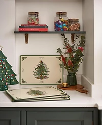 Spode Christmas Tree Cork-Back Placemats, Set of 4