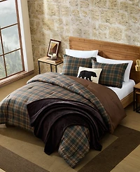 Eddie Bauer Huntley Plaid Microfiber -Pc. Comforter Set