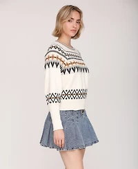 Avec Les Filles Women's Balloon Sleeves Sweater