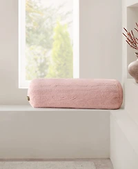 Ugg Valor Carved Faux-Fur Bolster Decorative Pillow, 8" x 26"