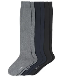 Hue Women's Flat Knit Knee High Socks 3 Pair Pack