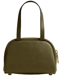 Coach Originals Twin Turnlock Small Waxed Leather Shoulder Bag 20