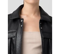 Blank Nyc Women's Solid Bomber Jacket