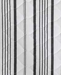 Laura Ashley Stripe Perfection Cotton -Pc. Quilt Set