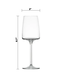 Zwiesel Glas Sensa Red and White Wine Glasses, Set of 8