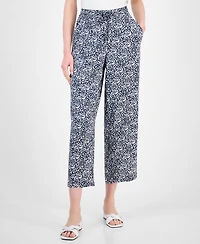 Tommy Hilfiger Women's Floral Drawstring-Waist Pants