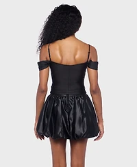 Alex & Sophia Women's Spaghetti Strap Off-The-Shoulder Top