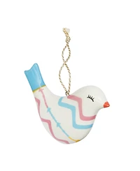 Spode Kit Kemp Christmas Puffed Bird Rik Rak Ornament