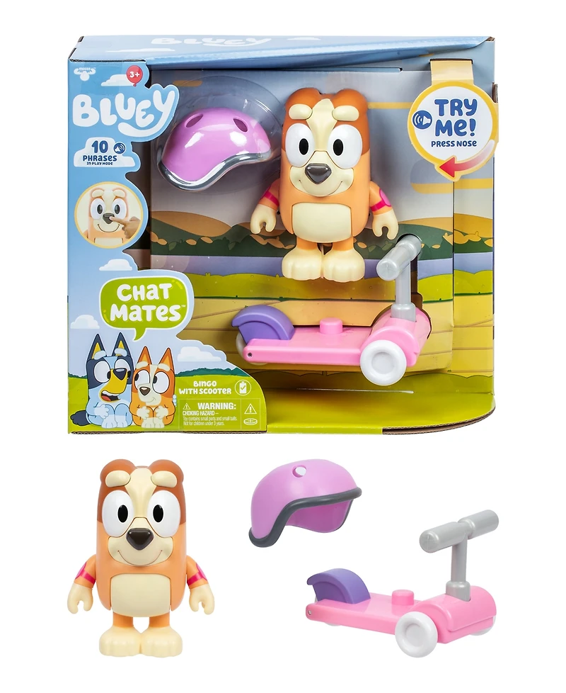 Bluey Chat Mates Bingo Figure Scooter