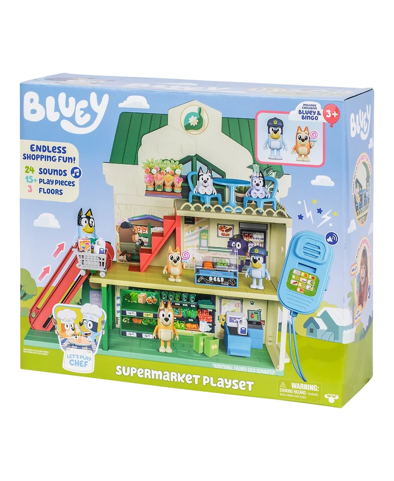Bluey Let's Play Chef Supermarket Playset