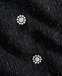 On 34th Women's Metallic-Flecked Rhinestone-Button Cardigan, Macy's Exclusive