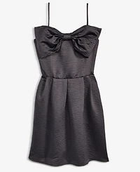 On 34th Women's Satin Bow-Detail Mini Dress, Macy's Exclusive